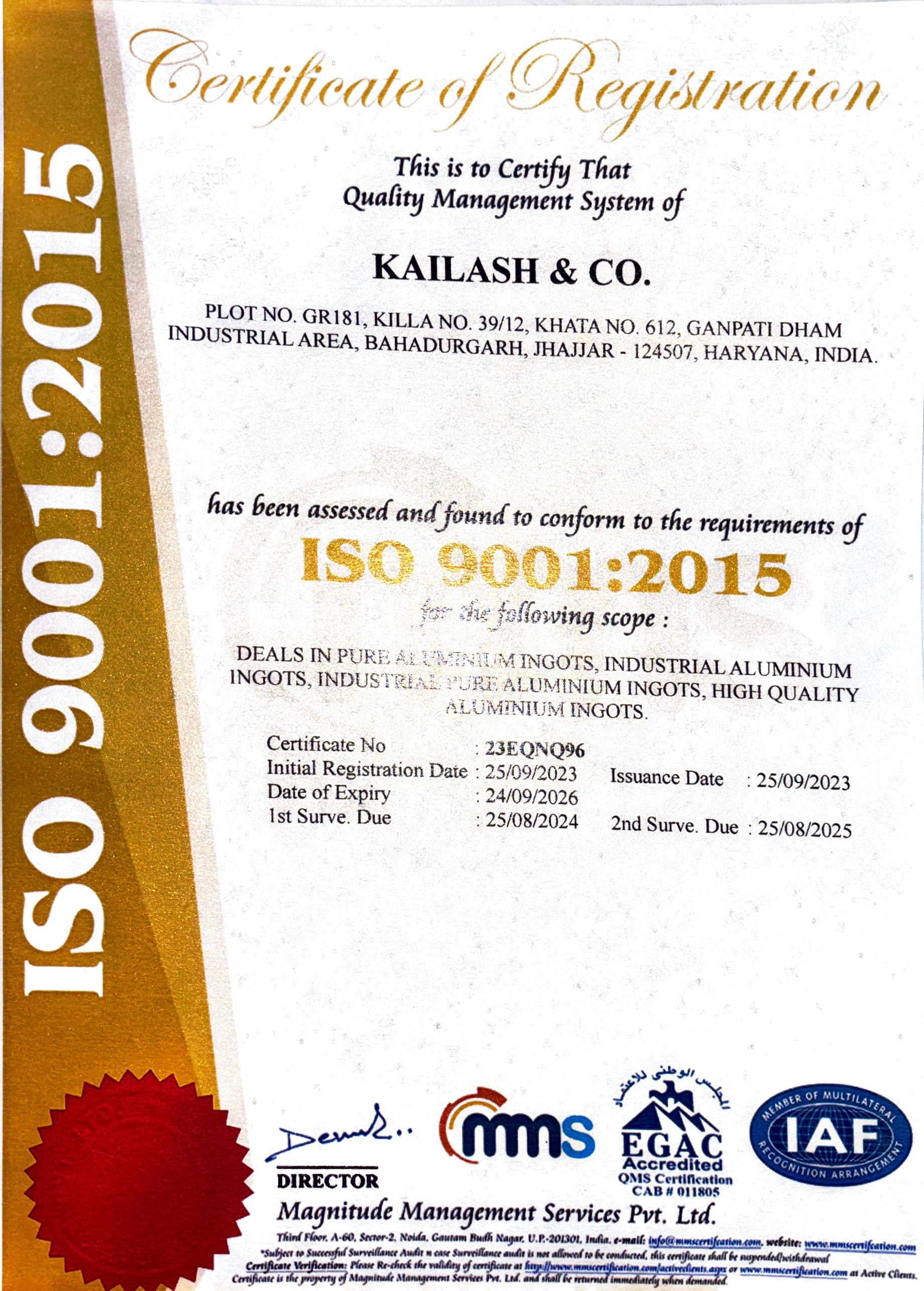 Our Certifications and Quality Standards